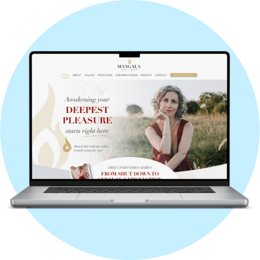 Mangala Holland branding and website design